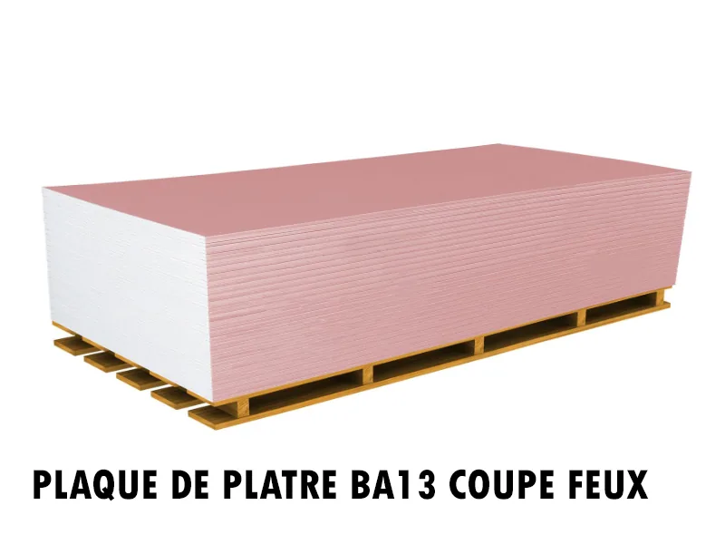 PLAQUE DE PLATRE BA13 COUPE-FEU — Verdanove
